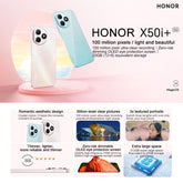 Honor X50i+,  6.7 inch MagicOS 7.2 Dimensity 6080 Octa Core up to 2.4GHz, Network: 5G, OTG, Not Support Google Play